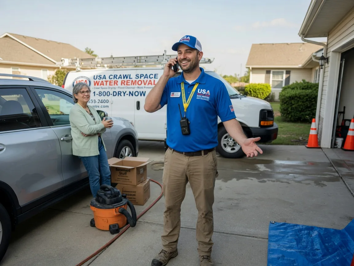 Crawl Space Water Removal Amberson, PA FAQs